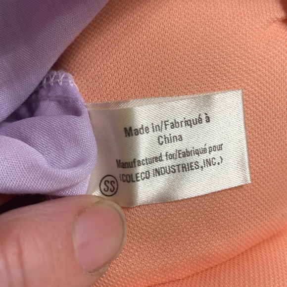 Cabbage Patch doll Preemie brown eyes purple gown 1982 - Picture 10 of 11